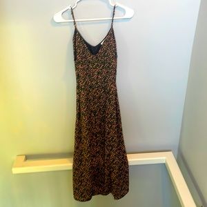 Floral spaghetti strap 3/4 dress